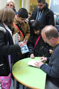 Steve Voake book signing.